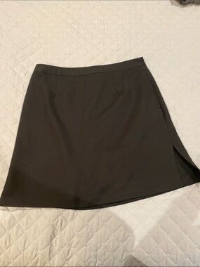 Haggar Black A-Line Mini Skort